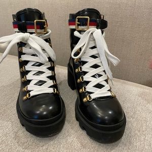 Size 38 Gucci Combat Boots